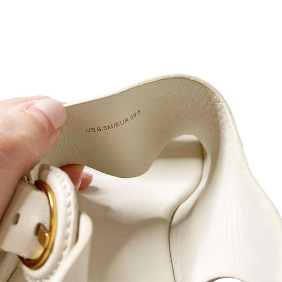 Vince Women's Shelby Foam Wedge Heel Sandals Ivory Mismatched Sizes 8.5 and 9.5 - Picture 6 of 6